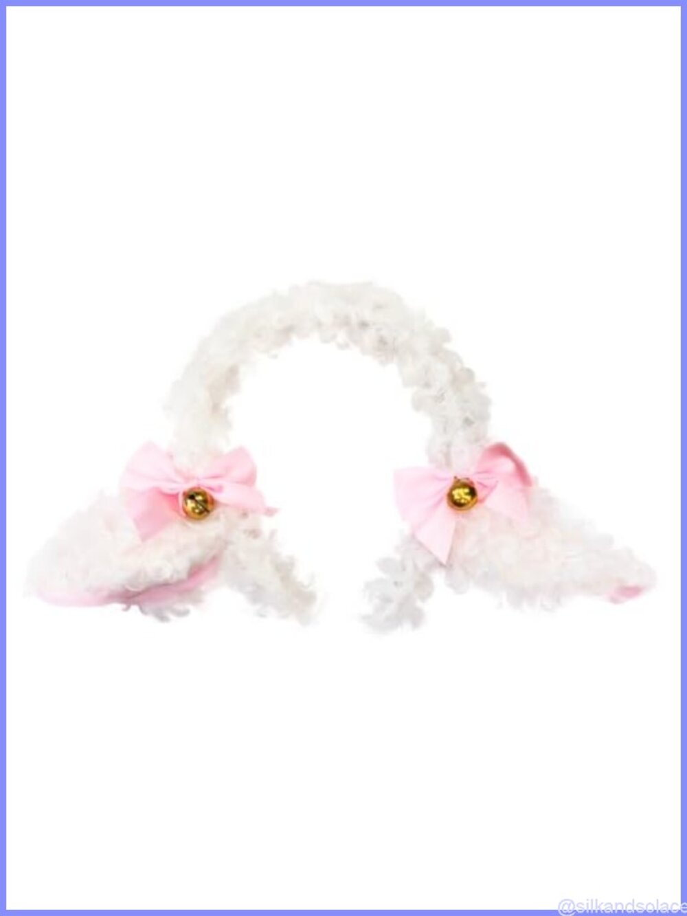Sheep Lamb Ears Headband Plush Cosplay Costume Hair Accessory Adult